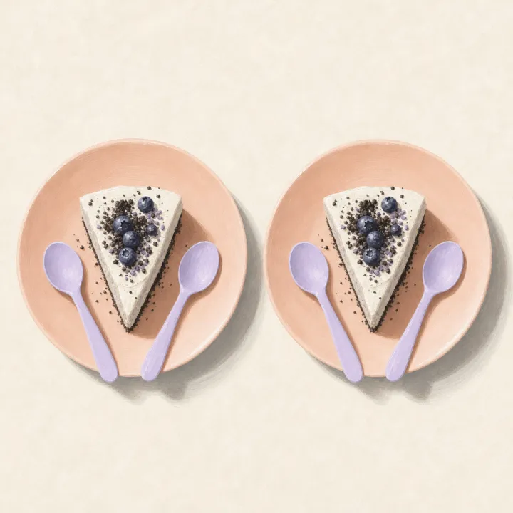 Two desserts, one each